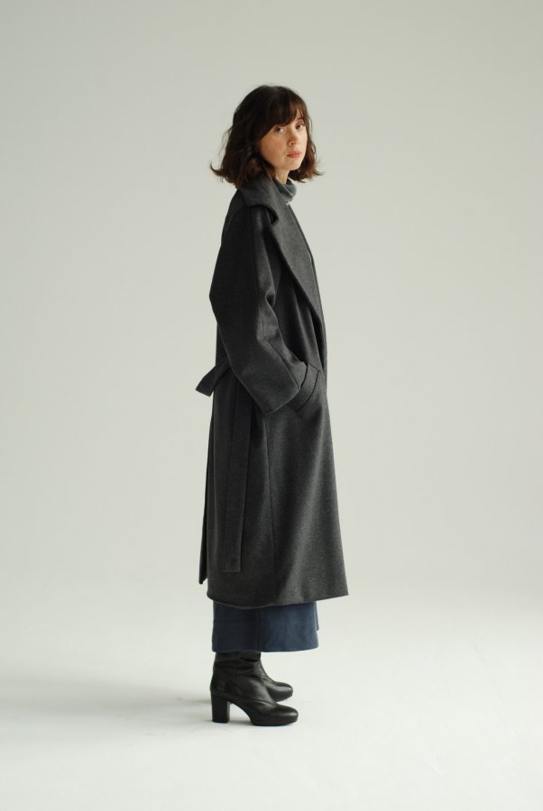 Asturia Wool Coat Grey 7